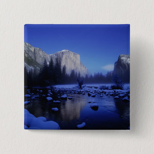 El Capitan Mountain, Yosemite National Park, Button (Front)