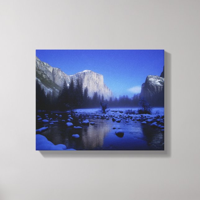 El Capitan Mountain, Yosemite National Park, Canvas Print (Front)