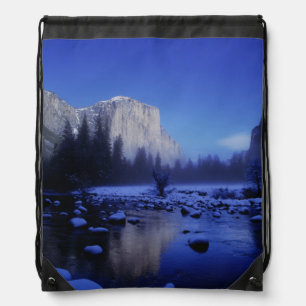 El Capitan Mountain, Yosemite National Park, Drawstring Bag