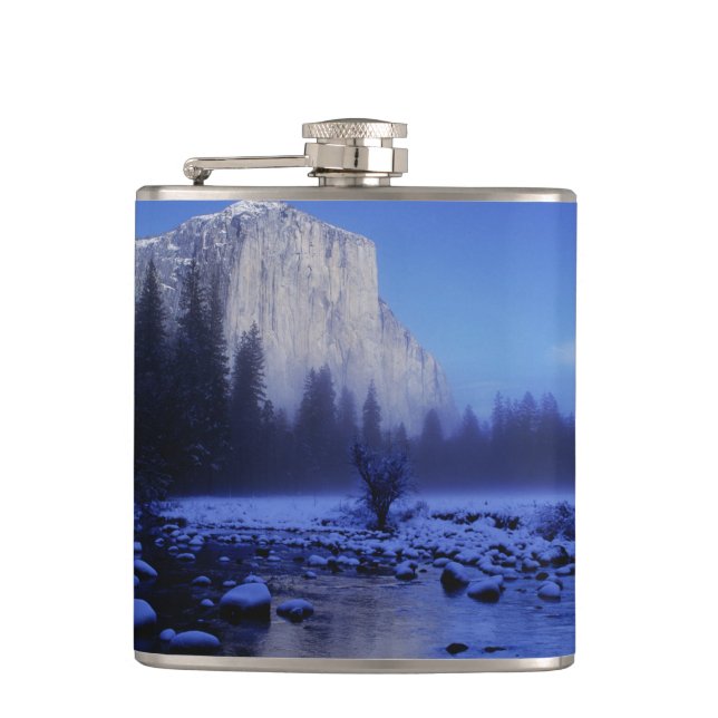 El Capitan Mountain, Yosemite National Park, Hip Flask (Front)