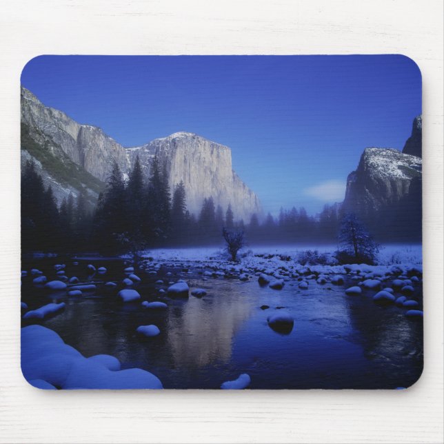 El Capitan Mountain, Yosemite National Park, Mouse Pad (Front)