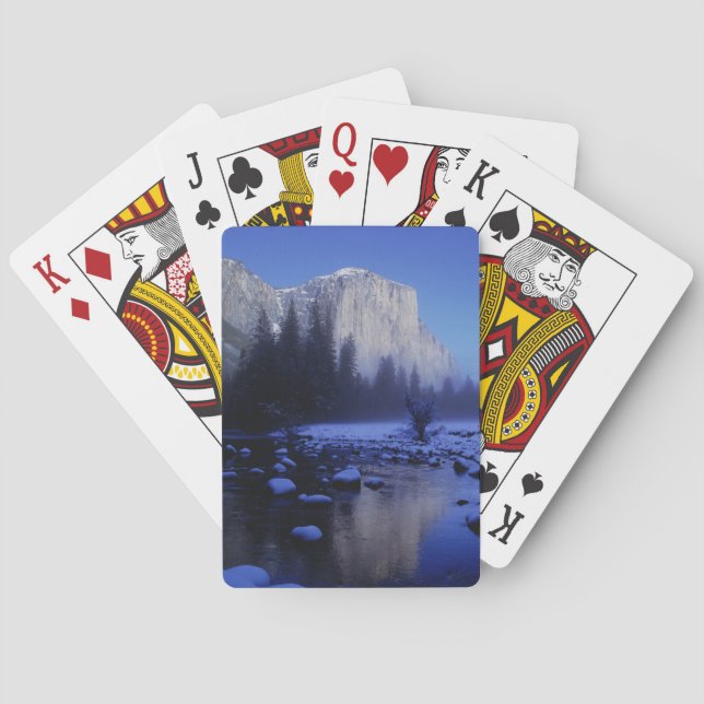El Capitan Mountain, Yosemite National Park, Poker Cards (Back)