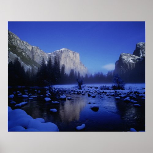 El Capitan Mountain Yosemite National Park Poster