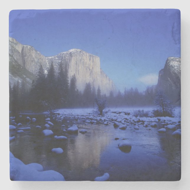 El Capitan Mountain, Yosemite National Park, Stone Coaster (Front)