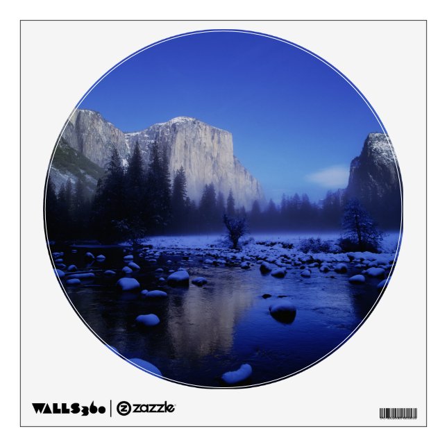 El Capitan Mountain, Yosemite National Park, Wall Decal (Front)