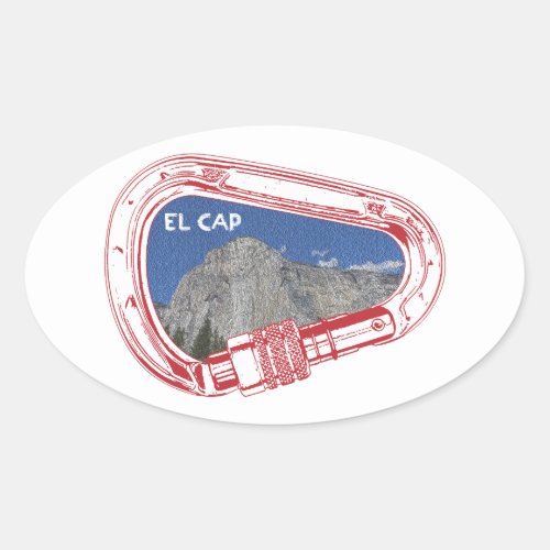 El Capitan Oval Sticker