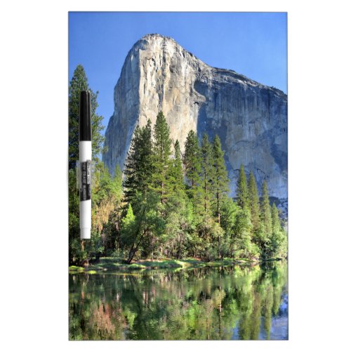 El capitan Over the Merced River _ Yosemite Valley Dry Erase Board