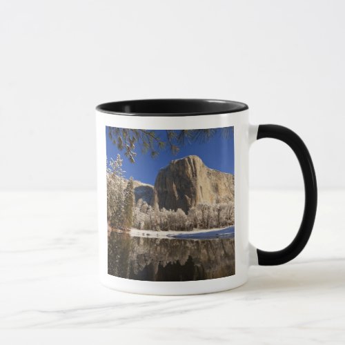 El Capitan reflects into the Merced River in Mug