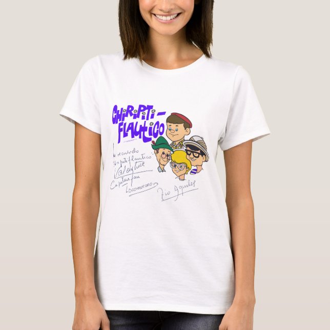 El Capitán Tan, Valentina,Locomotoro y Tío Aquiles T-Shirt (Front)
