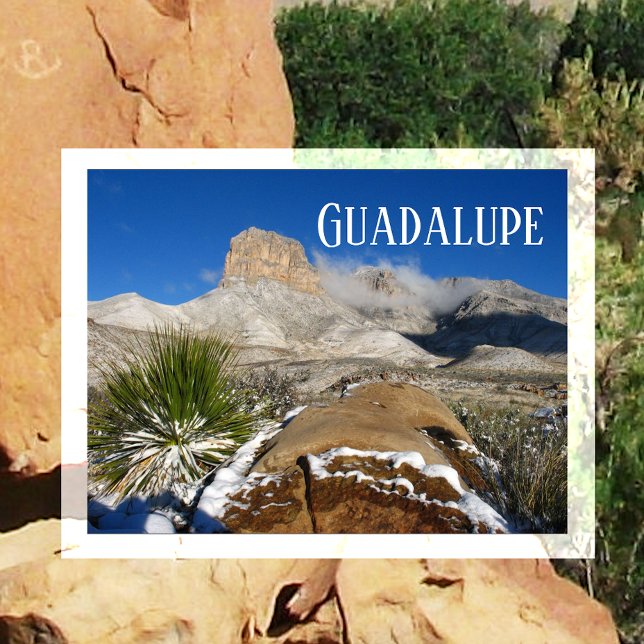 El Capitan, Winter View Guadalupe Mountains NP, TX Postcard (Creator Uploaded)