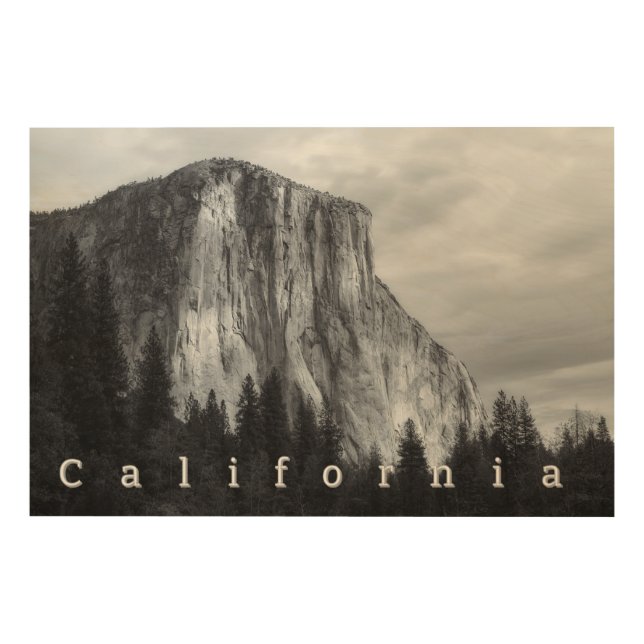 El Capitan Wood Wall Art (Front)