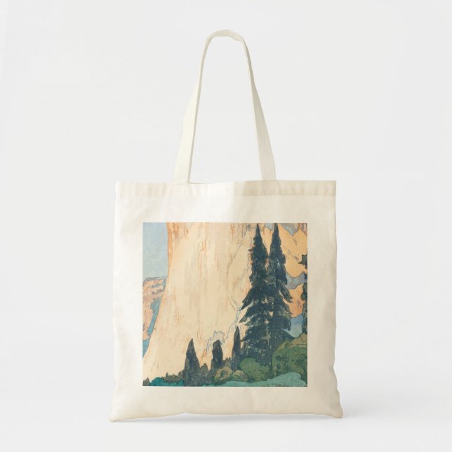 El Capitan Yosemite American Series Hiroshi Tote Bag (Front)