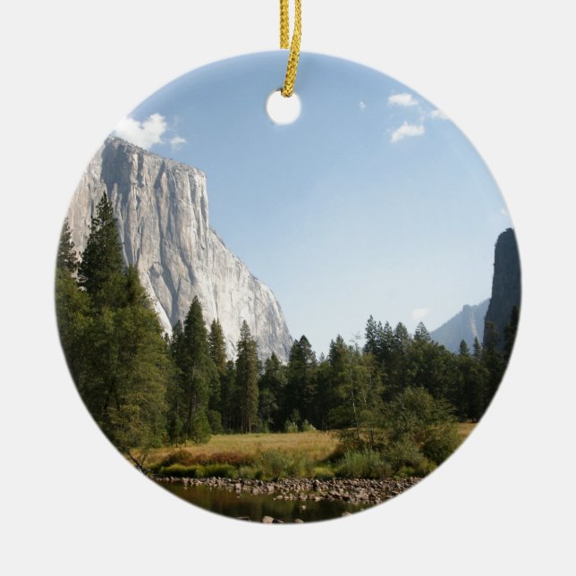 El Capitan, Yosemite National Park Ceramic Ornament (Front)