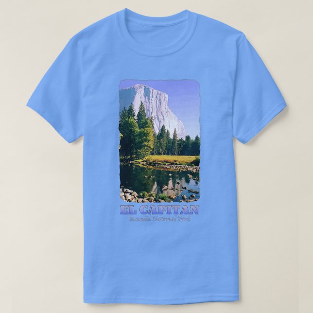 El Capitan Yosemite National Park  T-Shirt (Design Front)