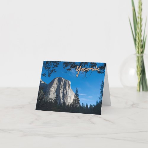 El Capitan Yosemite Note Card