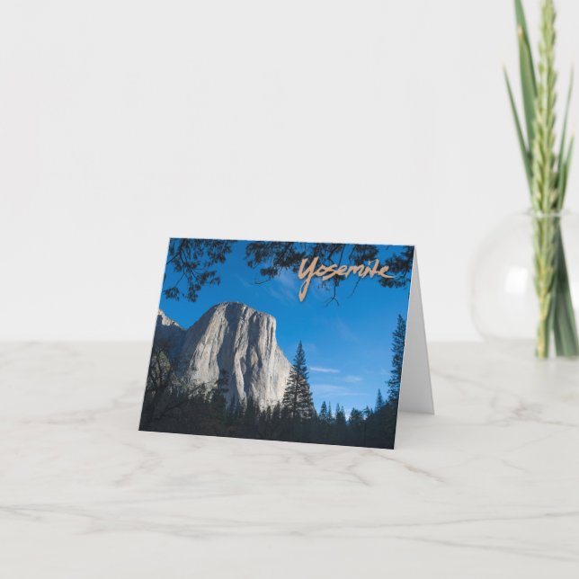 El Capitan Yosemite Note Card (Front)