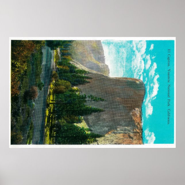 El Capitan, Yosemite ValleyYosemite, CA Poster (Front)