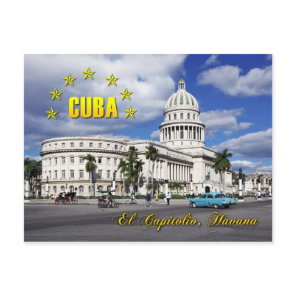 El Capitolio (National Capitol), Havana, Cuba Postcard
