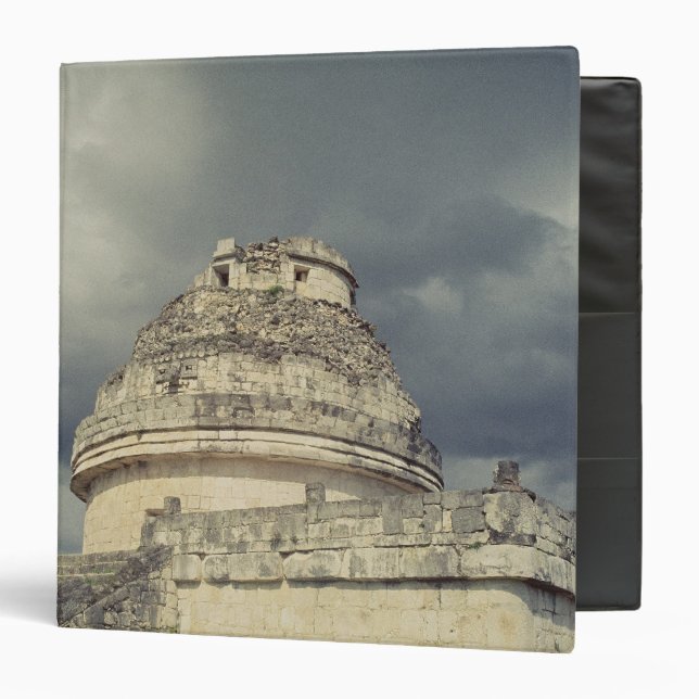 El Caracol  Mayan observatory 3 Ring Binder (Front/Inside)
