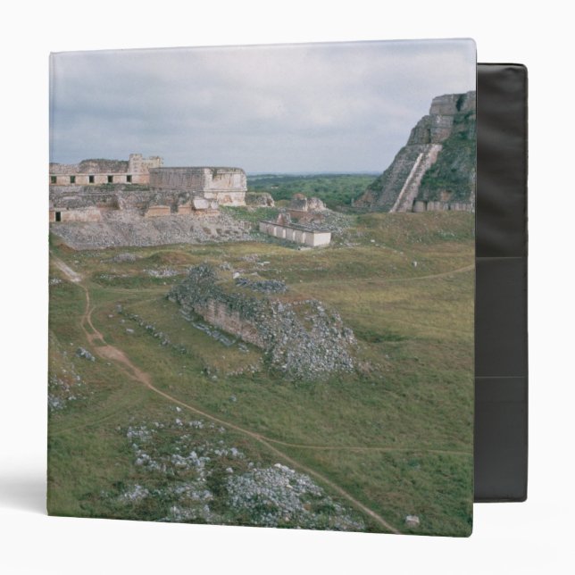 El Castillo and the Nunnery 3 Ring Binder (Front/Inside)