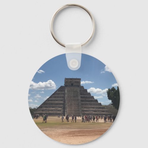 El Castillo  Chichen Itza Mexico 2 Keychain