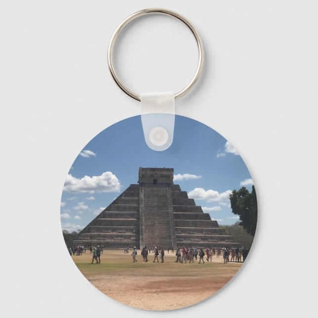 El Castillo – Chichen Itza, Mexico #2 Keychain (Front)