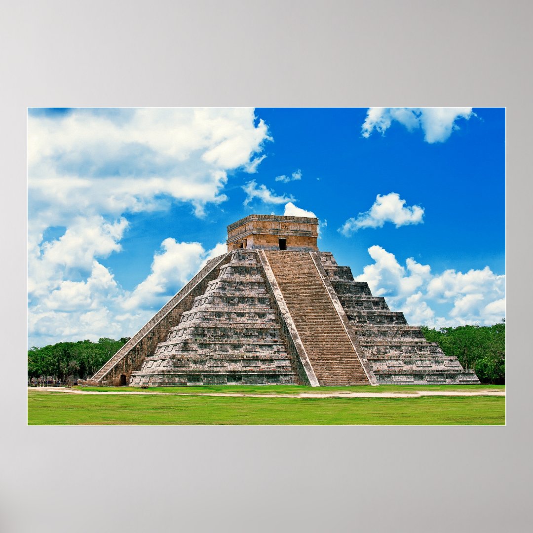 El Castillo In Chichen Itza Poster Zazzle   El Castillo In Chichen Itza Poster Re98cad909d5b46f594bfdb6919cffec9 Aiuvc 8byvr 1080 