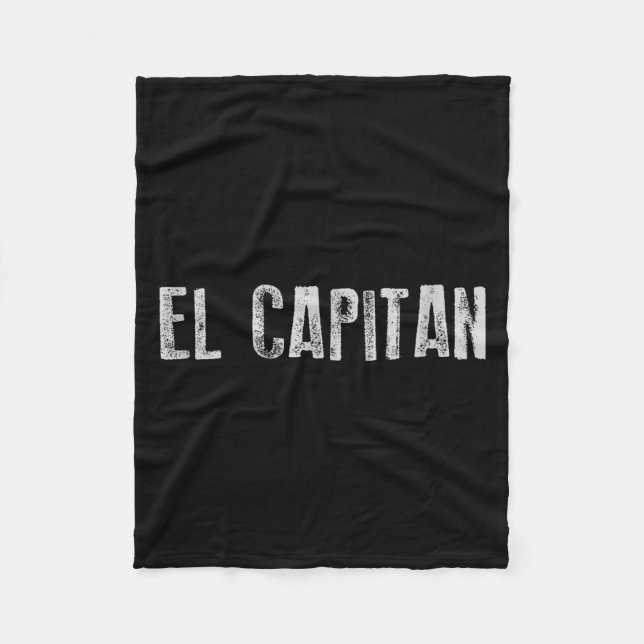 El Catan Boating Captain  Fleece Blanket (Front)
