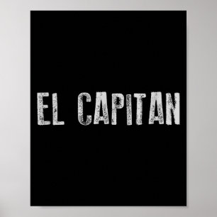 El Catan Boating Captain Poster