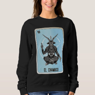 El Chamuco Mexican Slang Lottery Bingo Cards 2 Sweatshirt