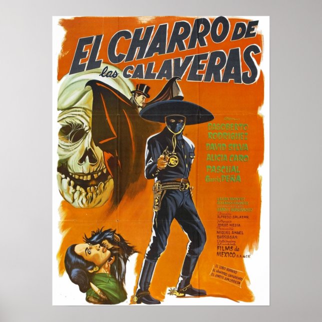 El Charro De Las Calaveras Poster (Front)