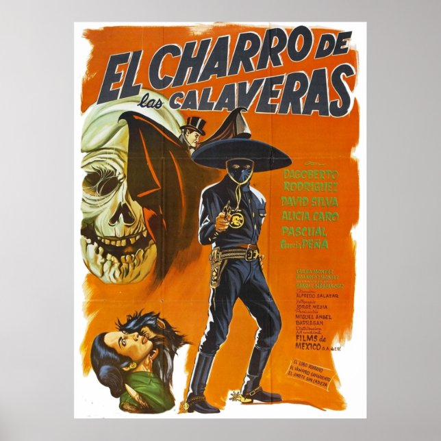 El Charro De Las Calaveras Poster (Front)