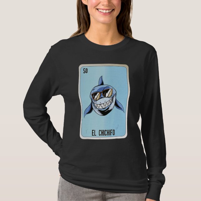 El Chichifo Mexican Slang Lottery Bingo Cards T-Shirt (Front)
