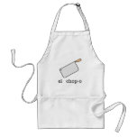 El Chop-o Funny Adult Apron El Chop-o Funny Adult Apron