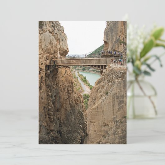 El Chorro - El Caminito del Rey. Bridge. (Standing Front)