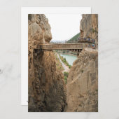 El Chorro - El Caminito del Rey. Bridge. (Front/Back)