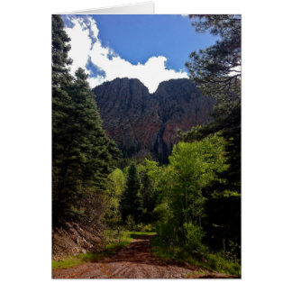 El Chorro Waterfall in the Brazos. New Mexico