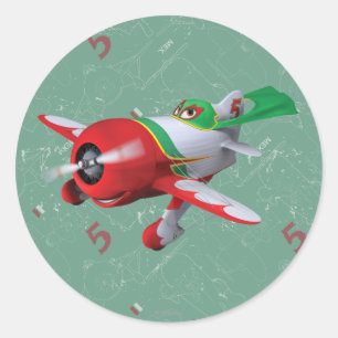 El Chupacabra 1 Classic Round Sticker