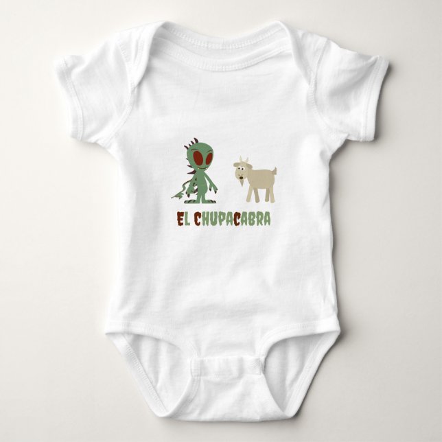 El Chupacabra Baby Bodysuit (Front)
