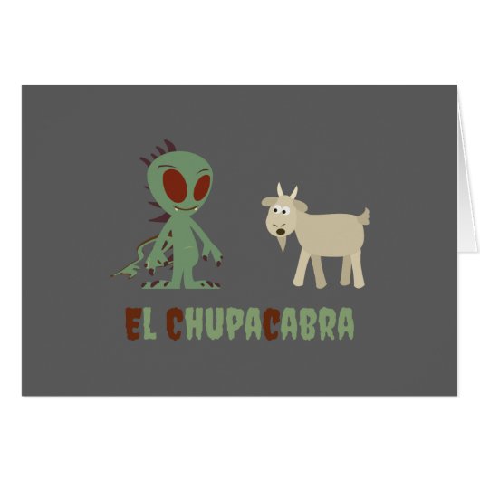 El Chupacabra Cards (Front Horizontal)