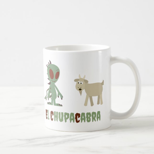 El Chupacabra Coffee Mug (Right)
