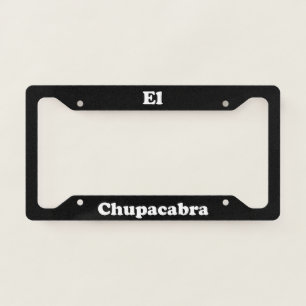 El Chupacabra License Plate Frame