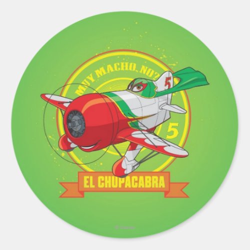 El Chupacabra _ Muy Macho No Classic Round Sticker