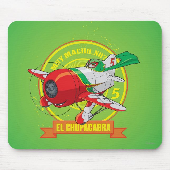 El Chupacabra - Muy Macho. No? Mouse Pad (Front)