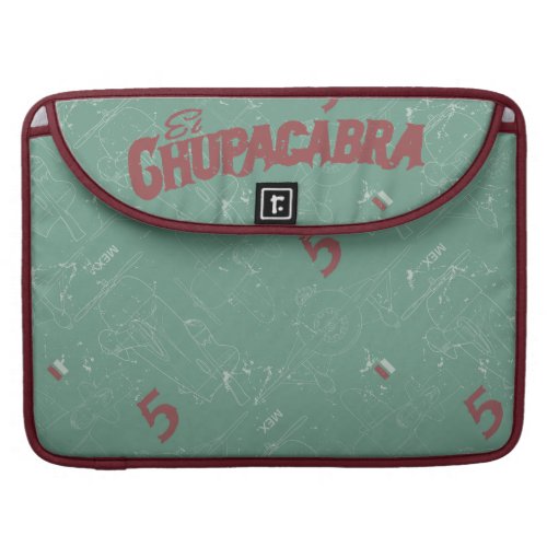 El Chupacabra Pattern Sleeve For MacBooks