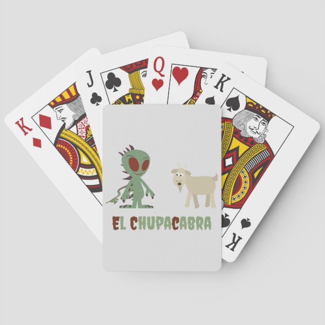 El Chupacabra Poker Cards (Back)