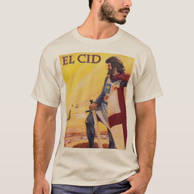 El Cid V1 design basic t-shirt (Front)