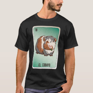 EL Cobayo Mexican Slang Lottery Bingo Cards T-Shirt