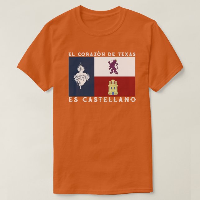 El Corazón de Texas T-Shirt (Design Front)