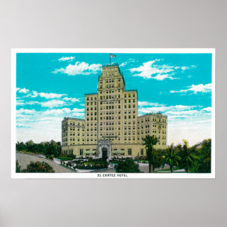 El Cortez Hotel in San Diego, CASan Diego, CA Poster